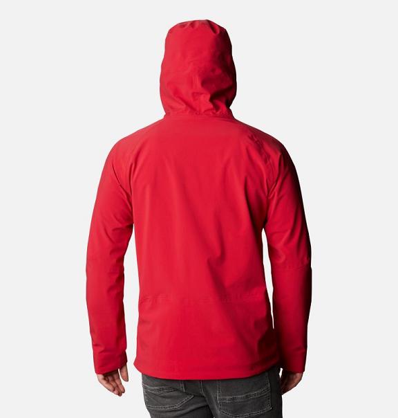 Columbia Beacon Trail Rain Jacket Red For Men's NZ21574 New Zealand